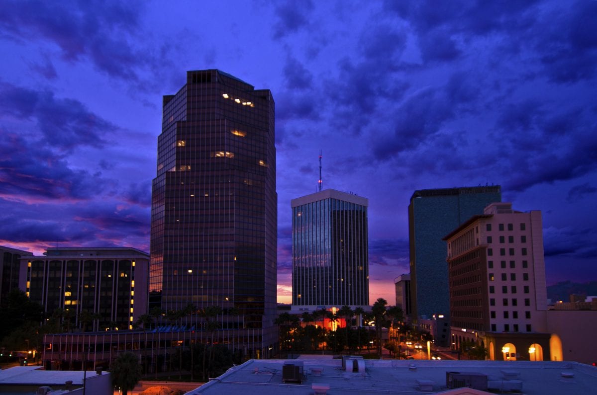Downtown Tucson in Arizona